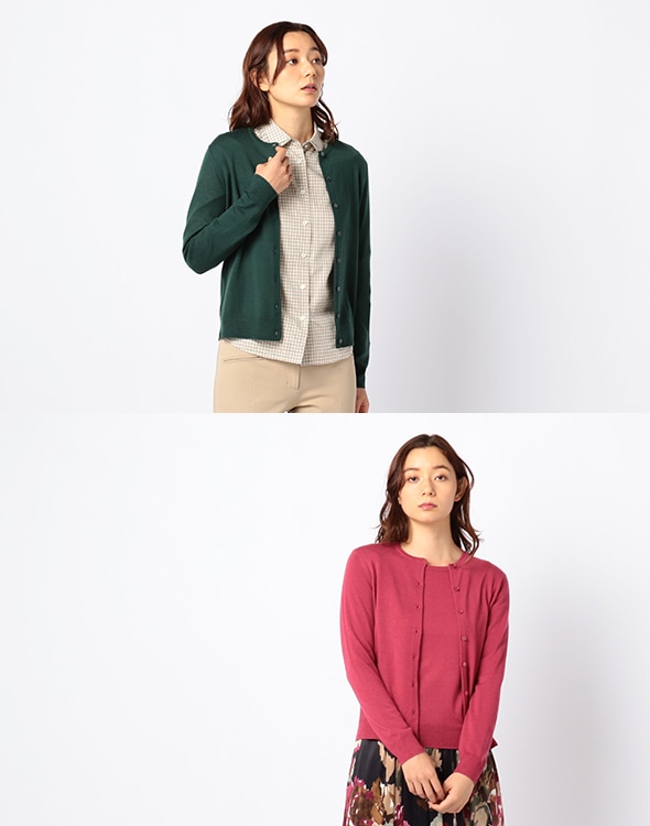 SCAPA カシウールニットカーディガン & カシウールニット