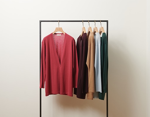 SCAPA カシウールニットロングカーディガン