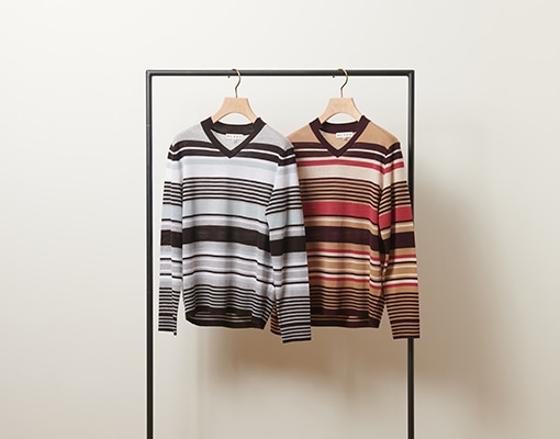 SCAPA カシウールボーダーニット