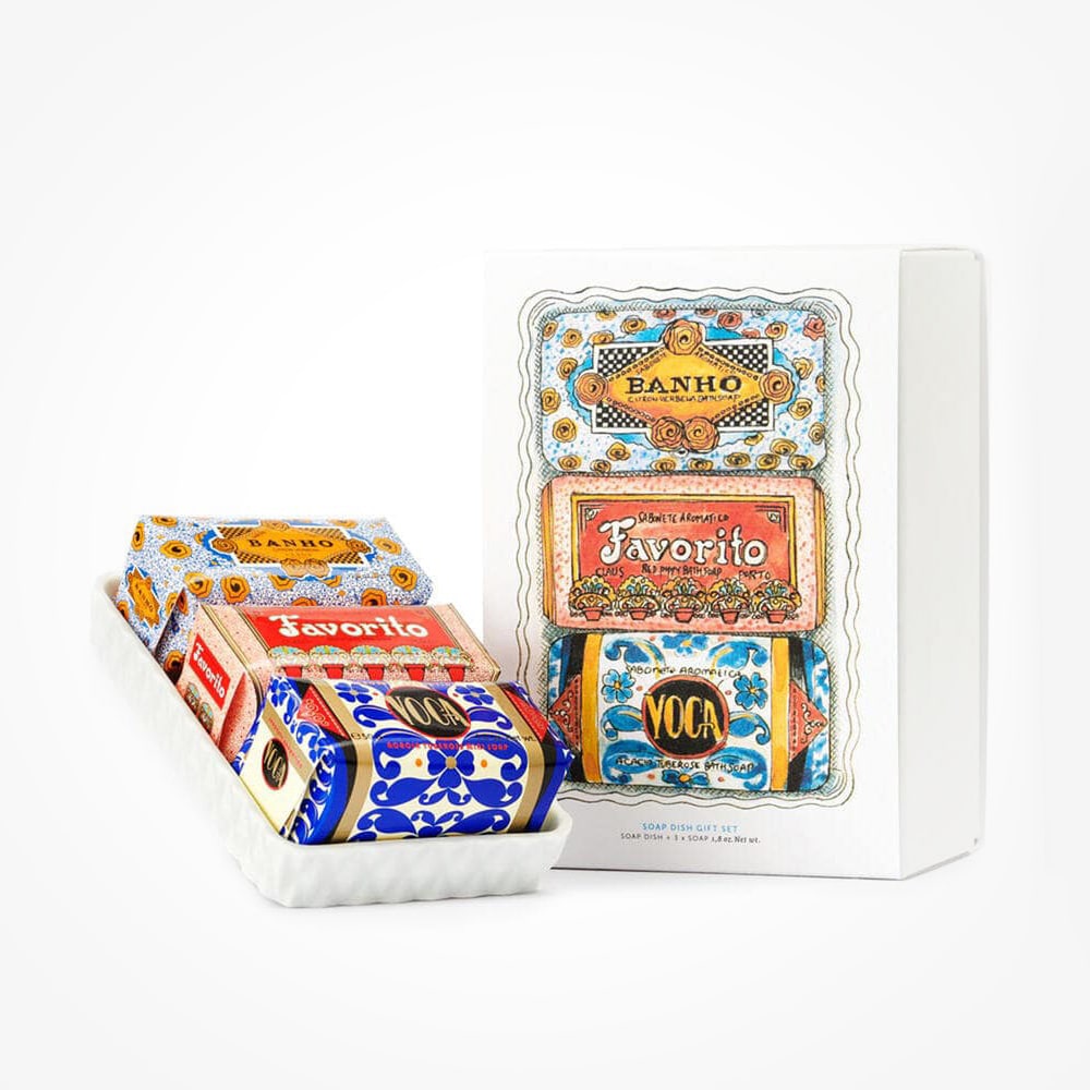 GIFT SET SOAP DISH & DECO MINI SOAPS