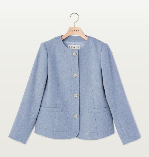 ブルーのジャケット