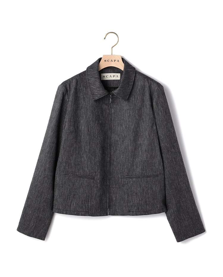 ダークグレーのジャケット