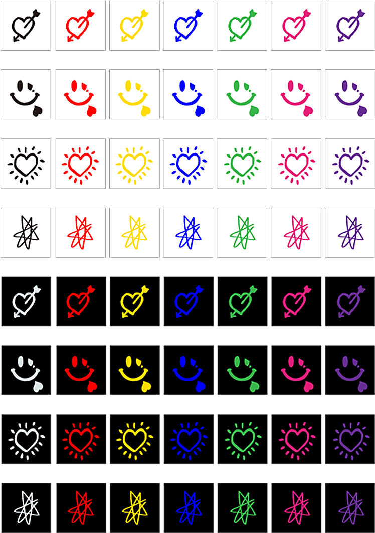 イメージ:スタンプサンプル
