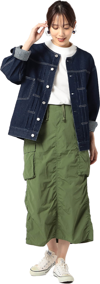 ミディ丈 ベーシックトレンチコート