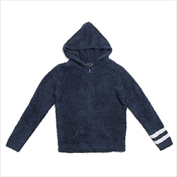 Men's zip hoodie with stripe C594