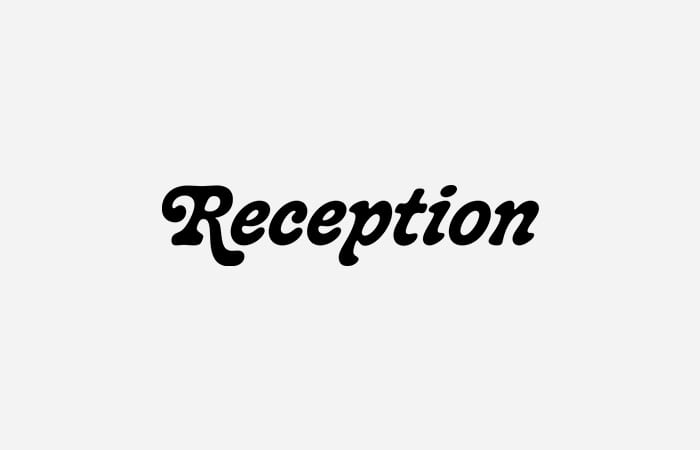 Reception | コットンキャンバス 6パネルロゴキャップ MEN