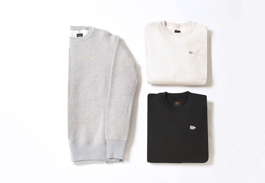 SCYE BASICS【Bshop 別注 クルーネックスウェット】-