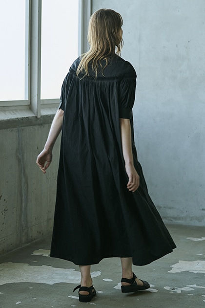 Scye - LINEN PIN TUCK DRESS