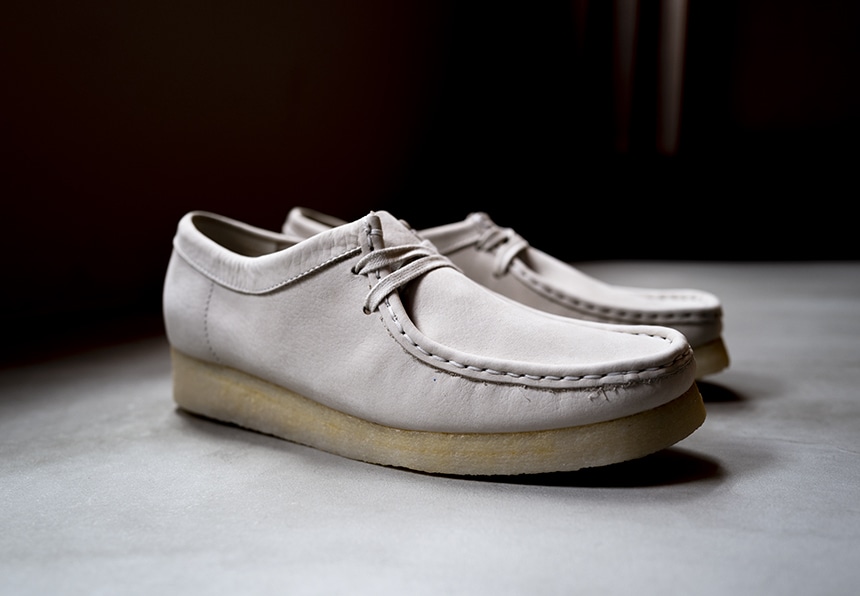 Clarks - WALLABEE WHITE