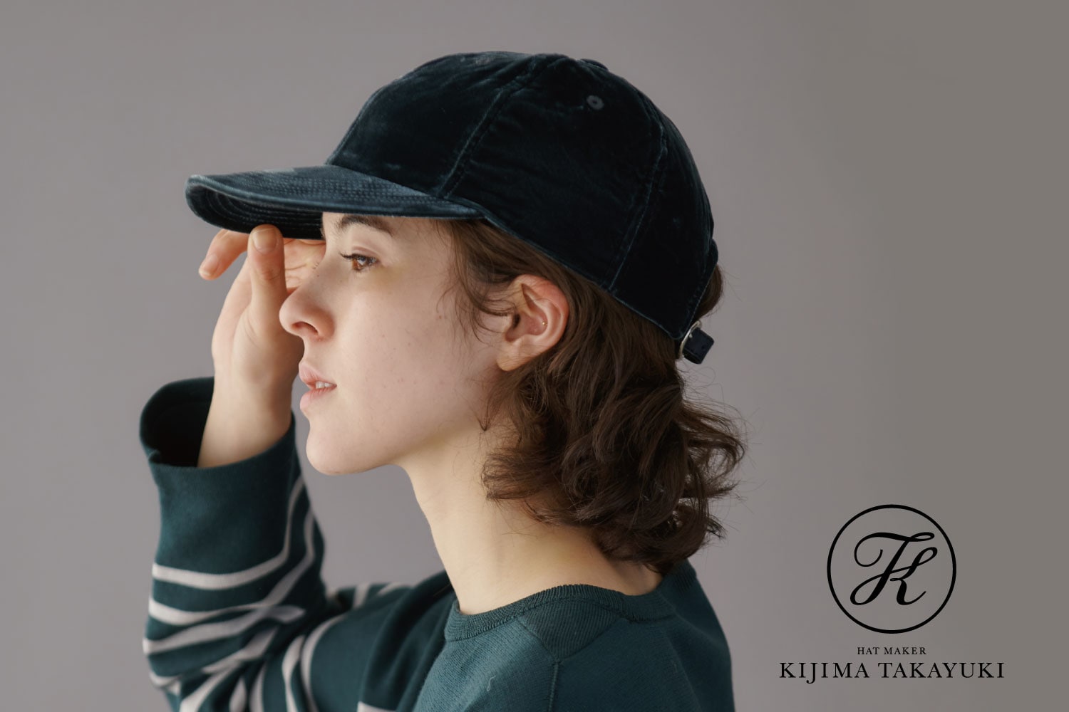 いラインアップ KIJIMA TAKAYUKI×CLANE HAT キャップ 帽子 ブラック ad