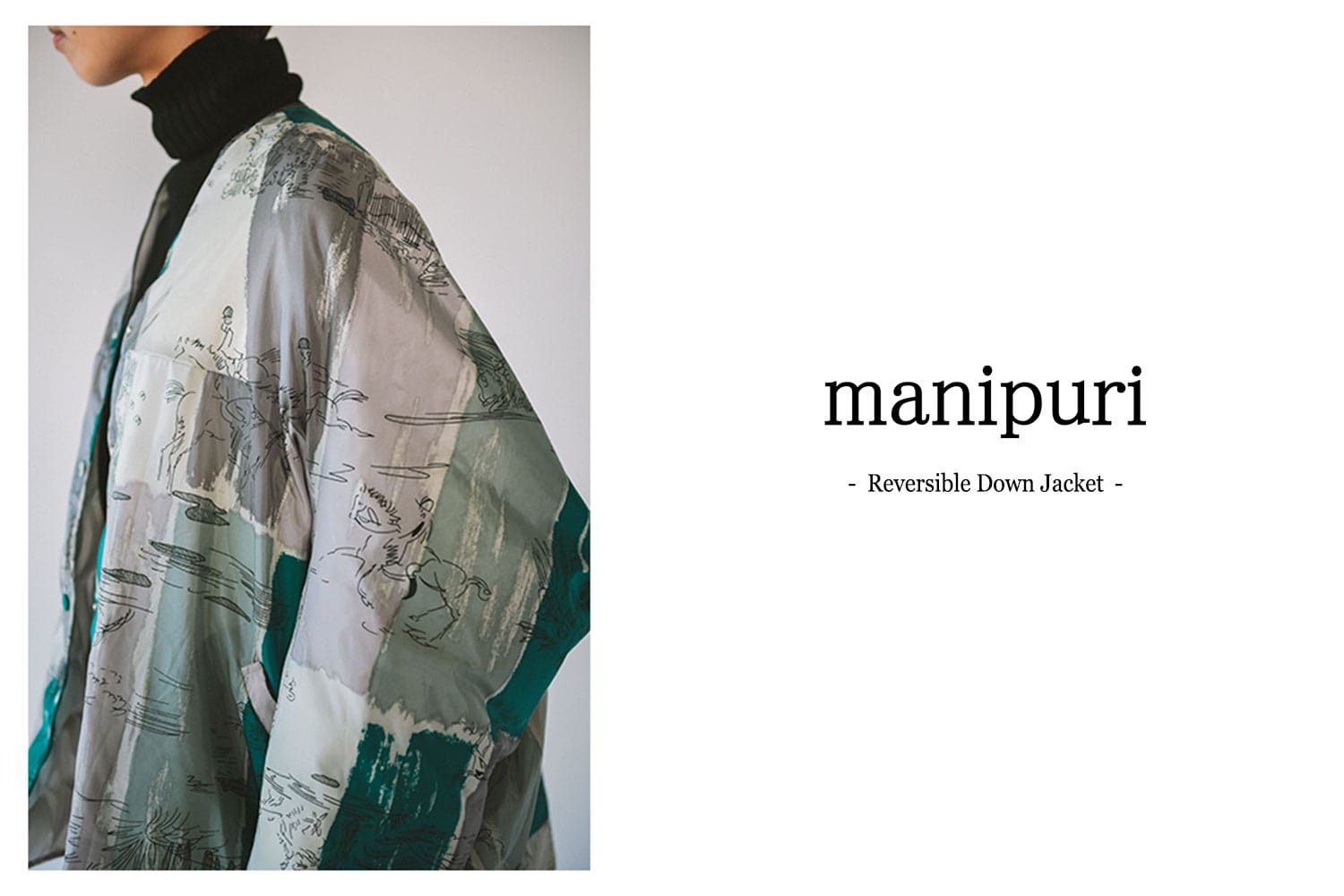 manipuri マニプリ　ダウン　bshop ビショップ数回の着用美品です