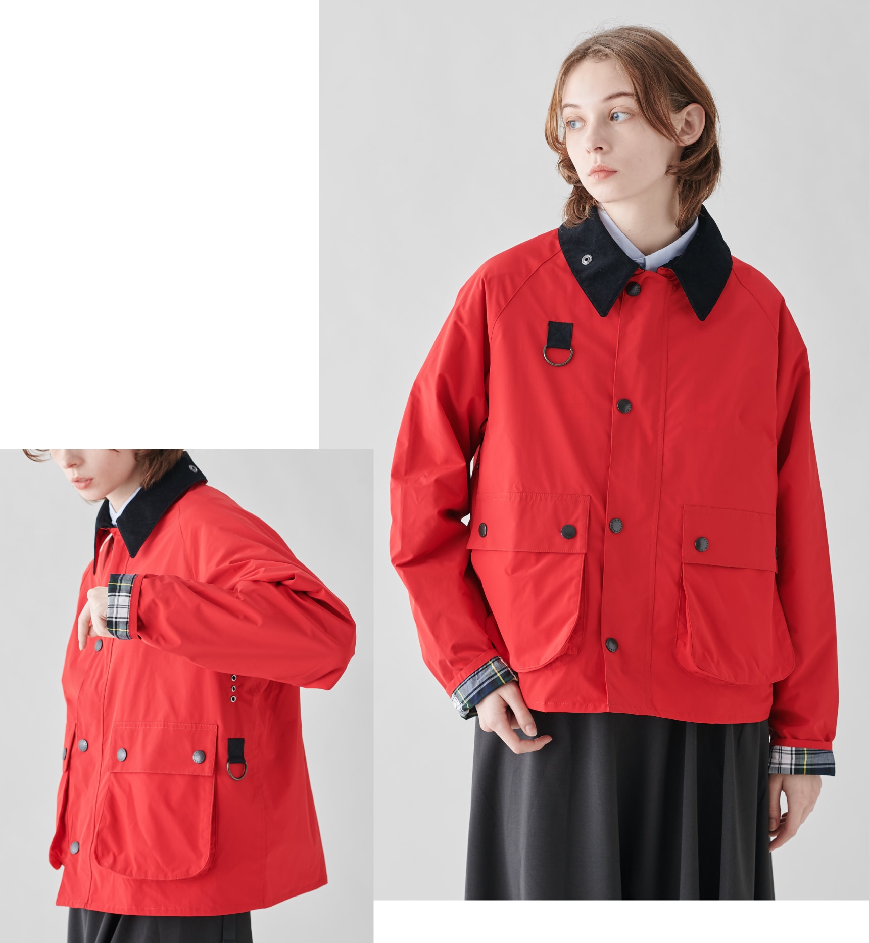 期間限定３０％ＯＦＦ！ 23SS Barbour Bshop別注 BLYTH RED | alamiah