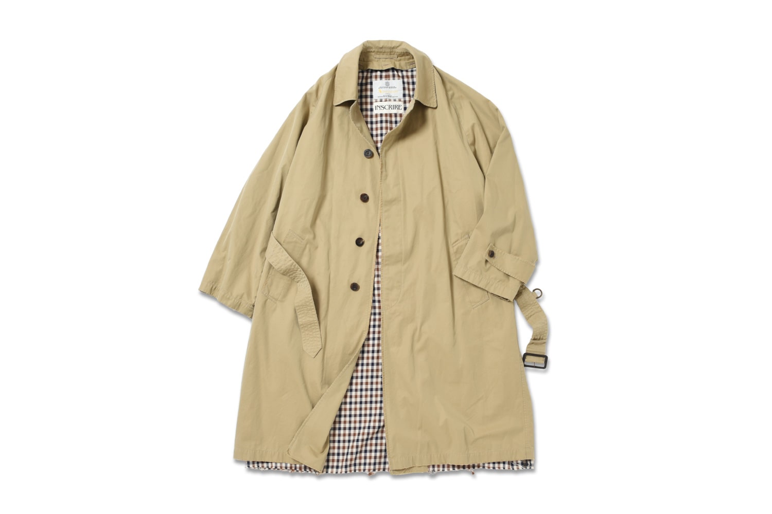 今日もビショップ　INSCRIRE×Aquascutum　BALMACHAN COAT (EXCLUSIVE)