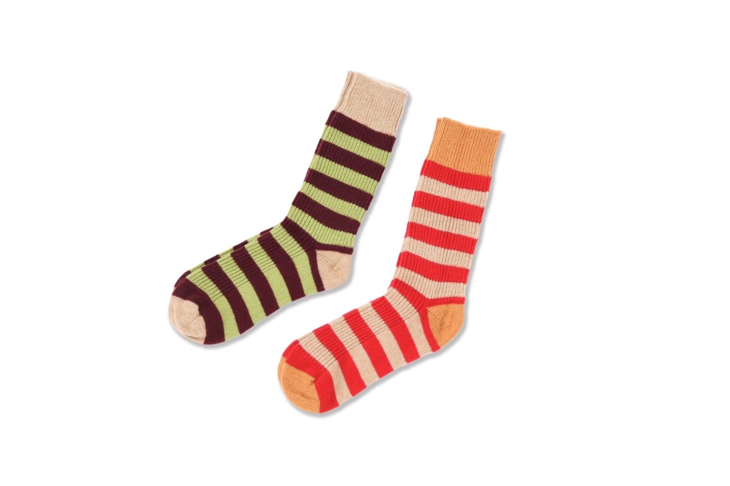 今日もビショップ　GUEST IN RESIDENCE　STRIPED SOFT SOCKS