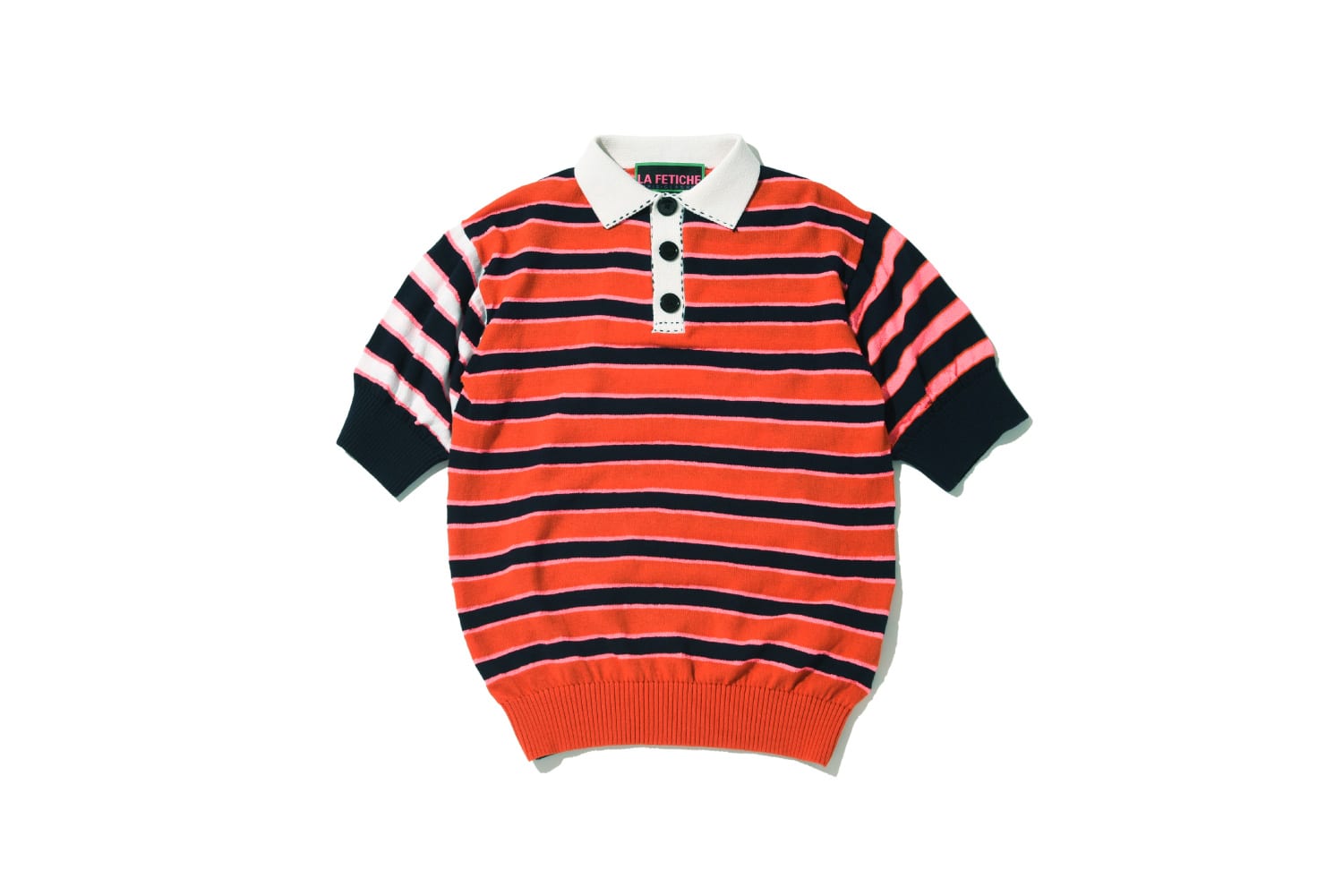 今日もビショップ LA FETICHE RUGBY TOP HAND-STITCHED COLLAR DETAILS