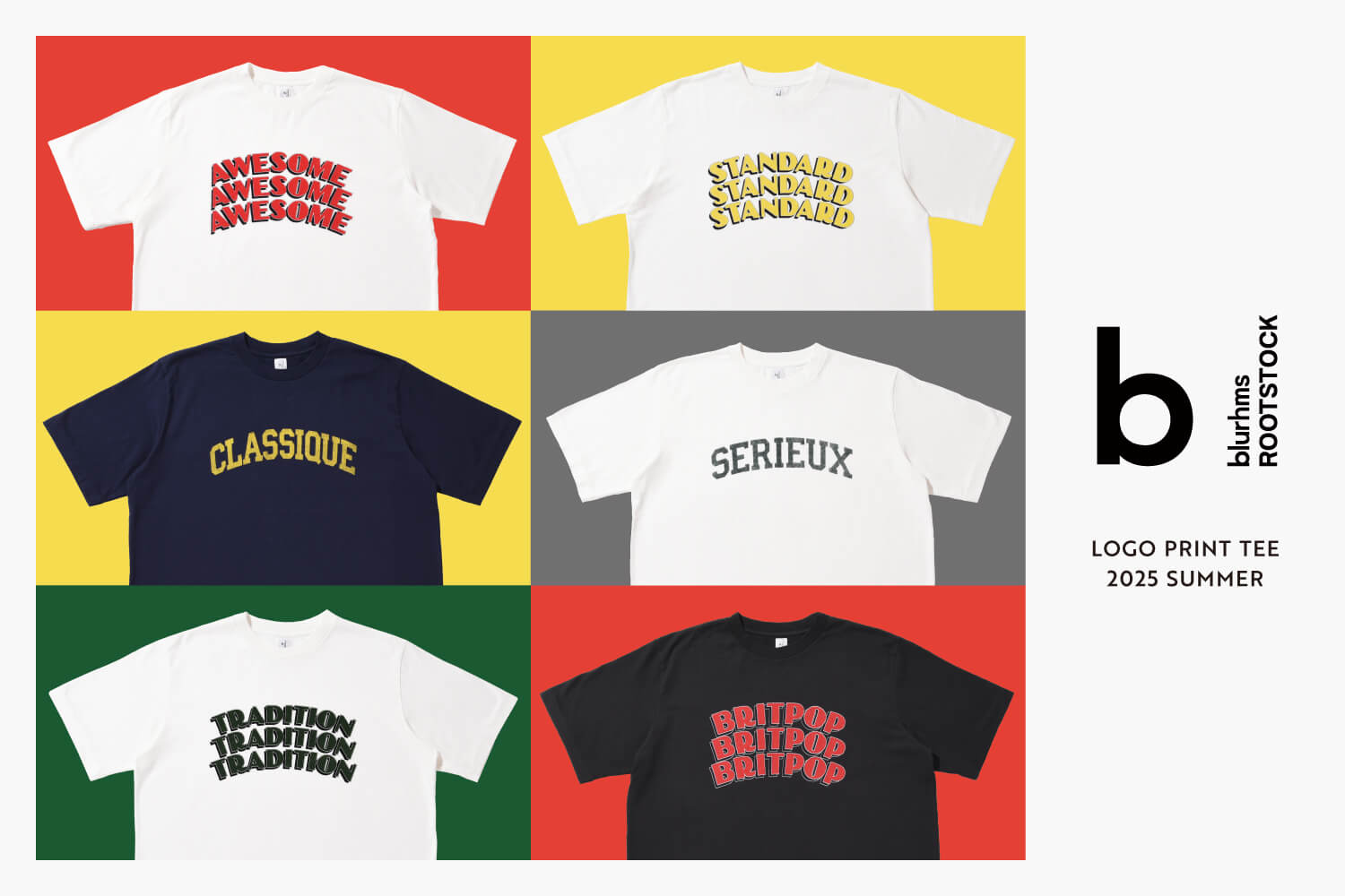 blurhmsROOTSTOCK × Bshop LOGO TEE