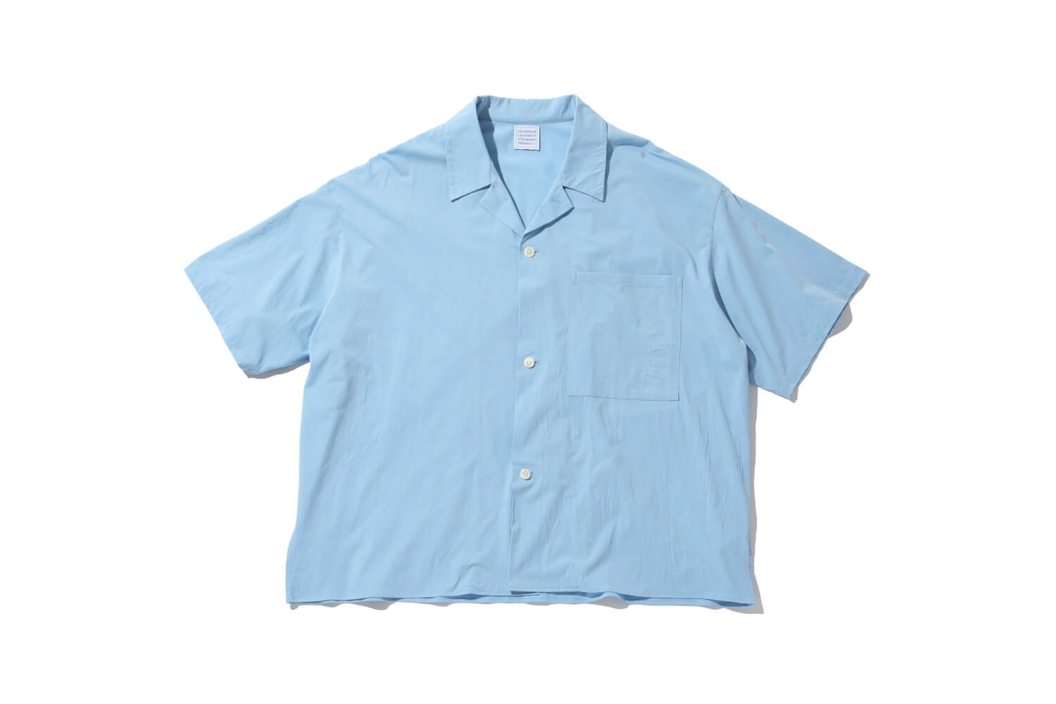 今日もビショップ GOOD PEOPLE GOOD STITCHING GOOD PRODUCT OPEN COLLAR SHORT SLEEVE SHIRT
