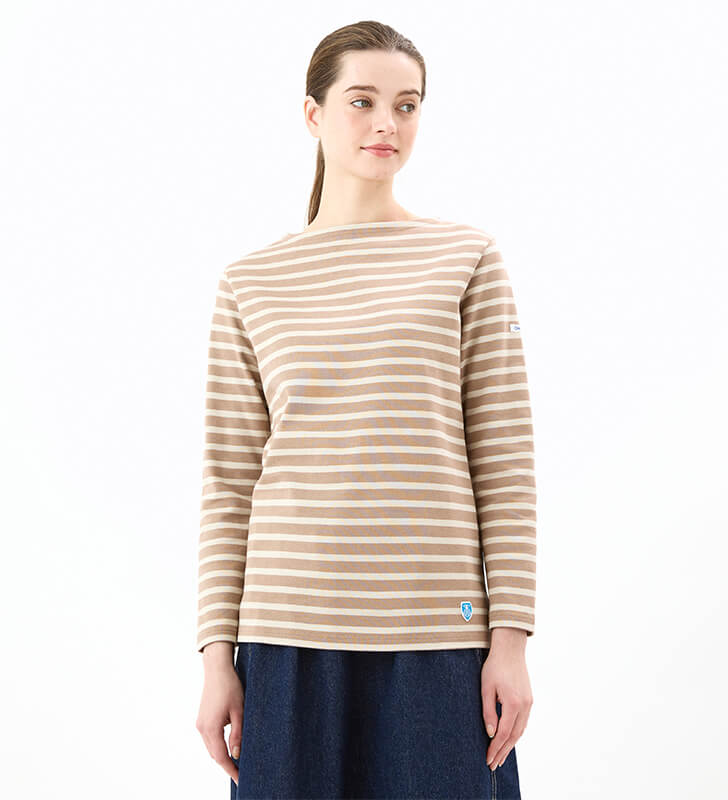 フランス軍 オーシバル Naval Border バスクシャツ ロゴ無し フランス軍 オーシバル Naval Border バスクシャツ ロゴ無し