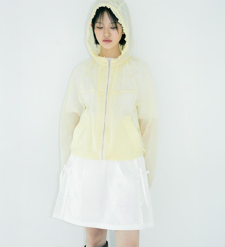 wind sheer hooded jacket画像
