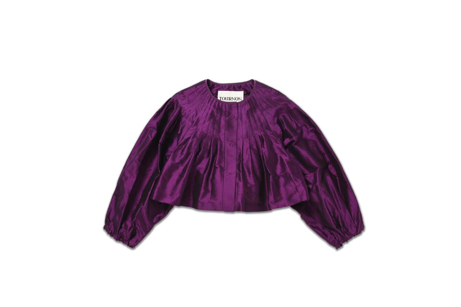 今日もビショップ　TOURNON.　SILK DUPION JACKET