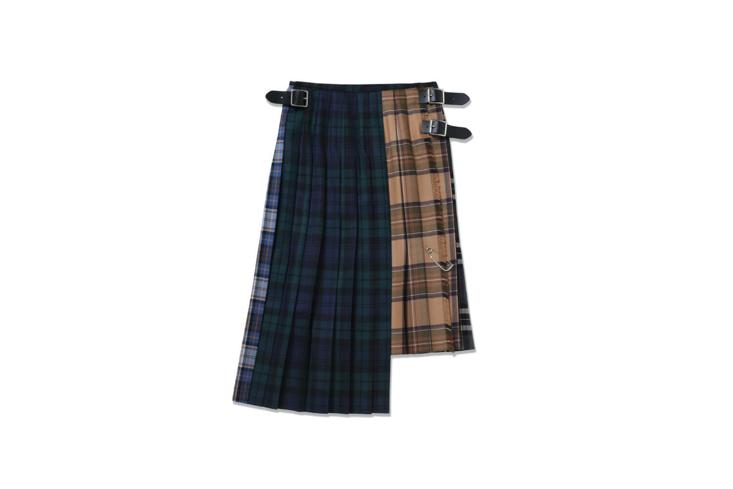 今日もビショップ　O'NEIL OF DUBLIN × UNFIL　ASYMMETRY KILT SKIRT