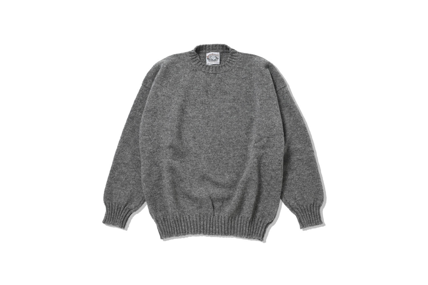 今日もビショップ　Jamieson's Knitwear　CREW NECK KNIT