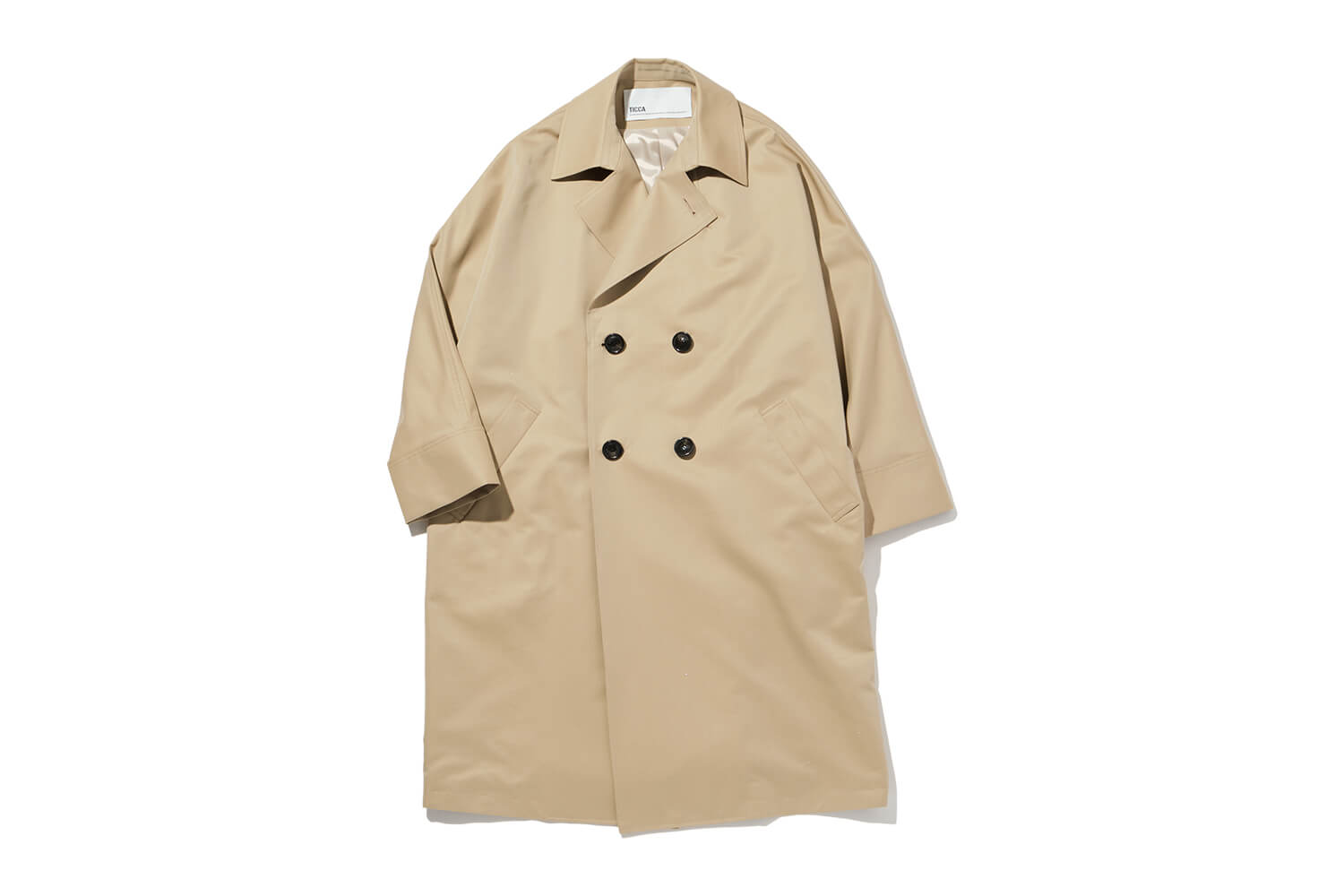 今日もビショップ　TICCA　TENT TRENCH COAT