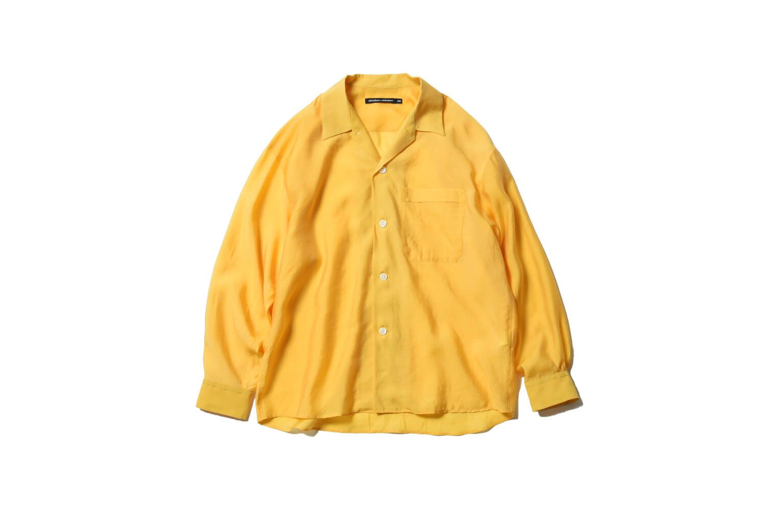 今日もビショップ　nicholson&nicholson　SHEER LONG SLEEVE SHIRT