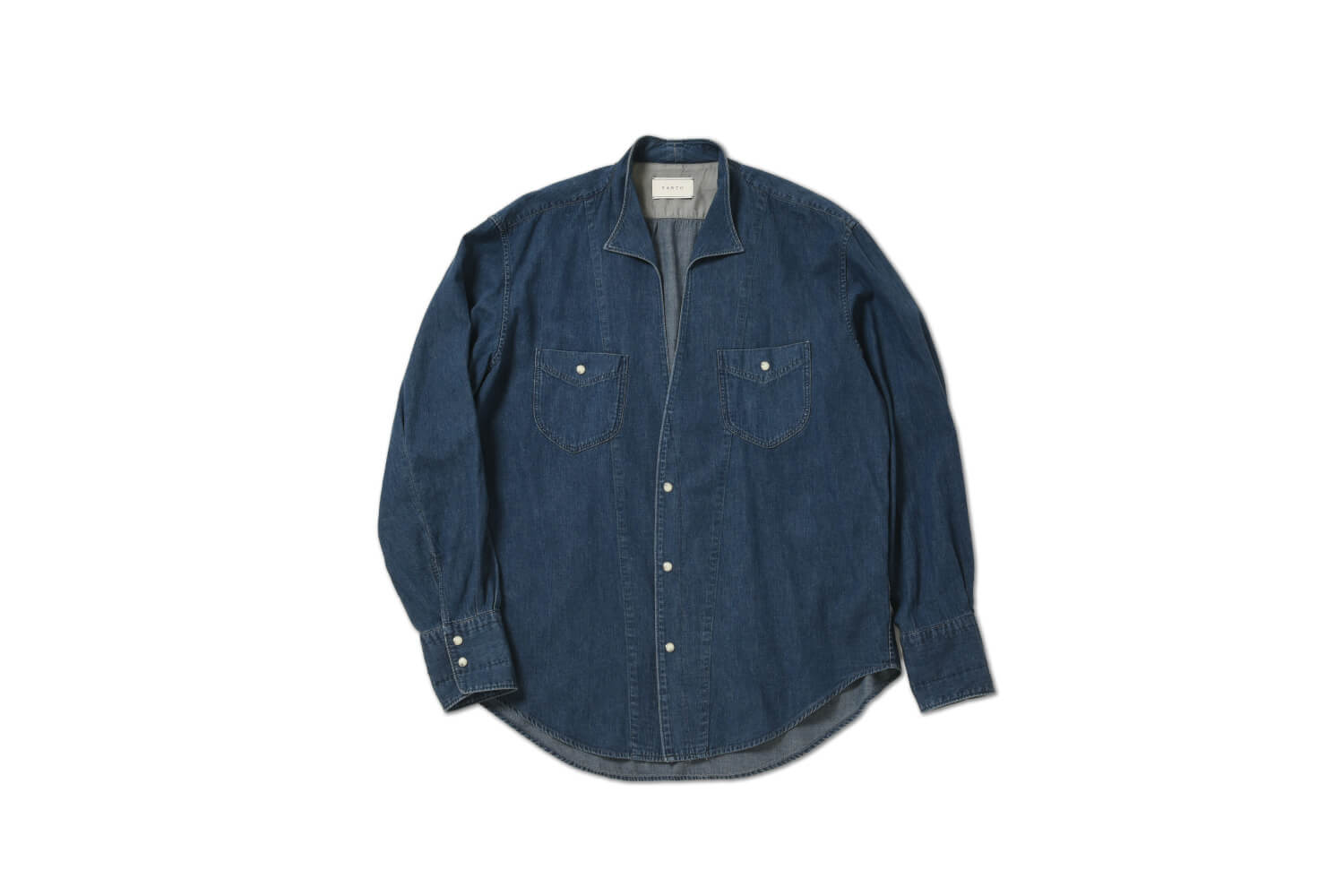 今日もビショップ　SARTO　LIGHT SELVAGE DENIM WING COLLAR SHIRT
