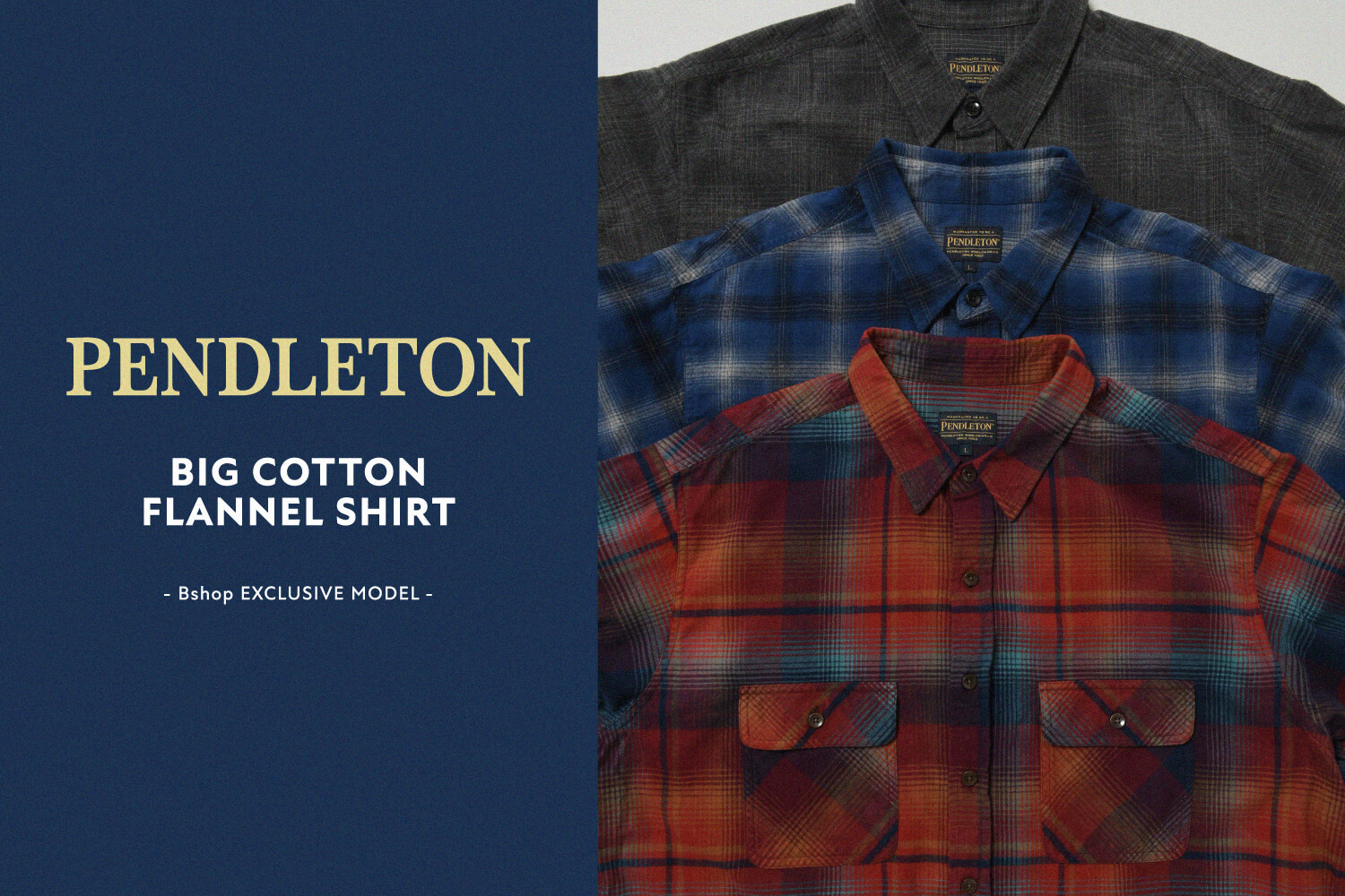 PENDLETON - 26AW EXCLUSIVE MODEL