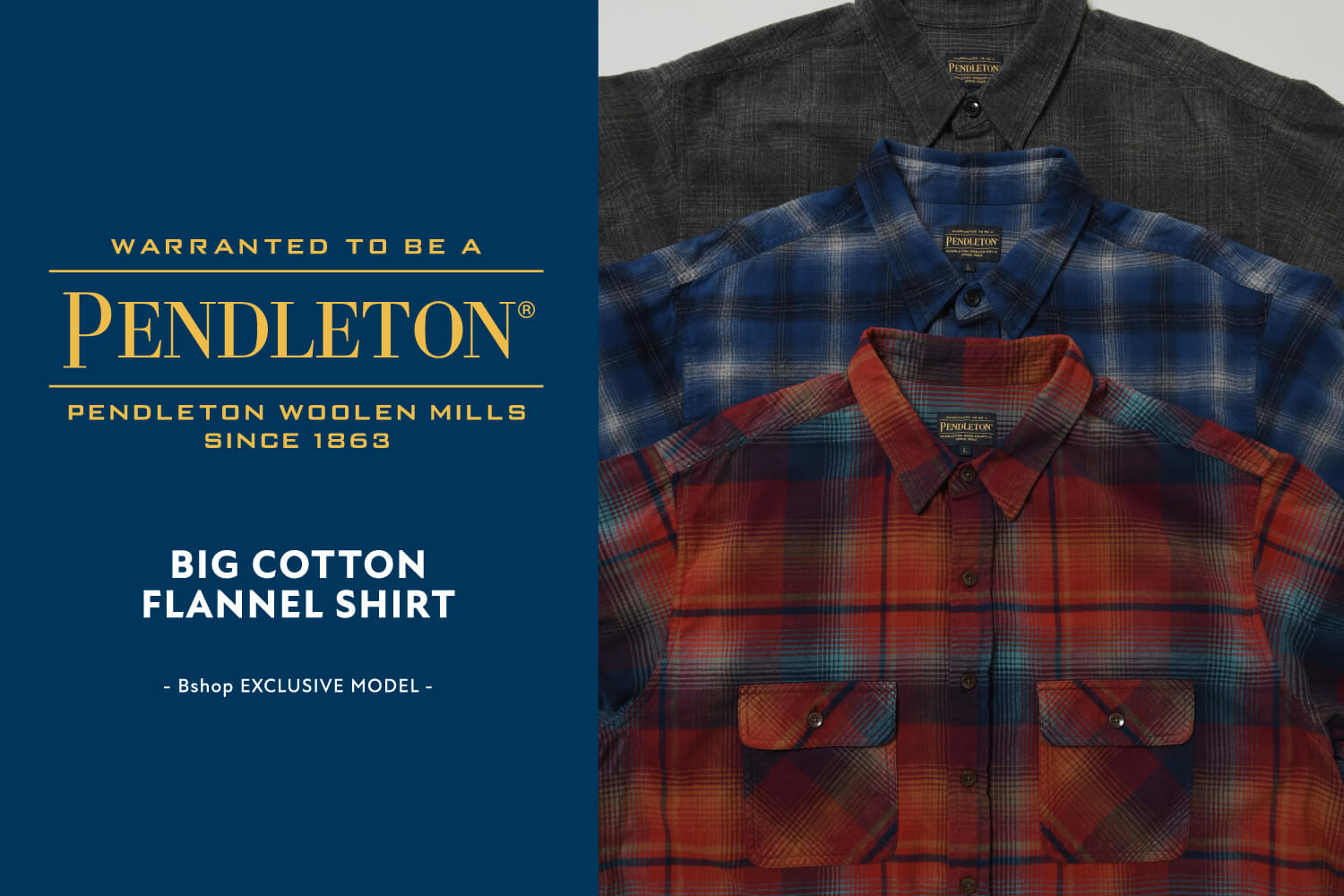 PENDLETON - 26AW EXCLUSIVE MODEL