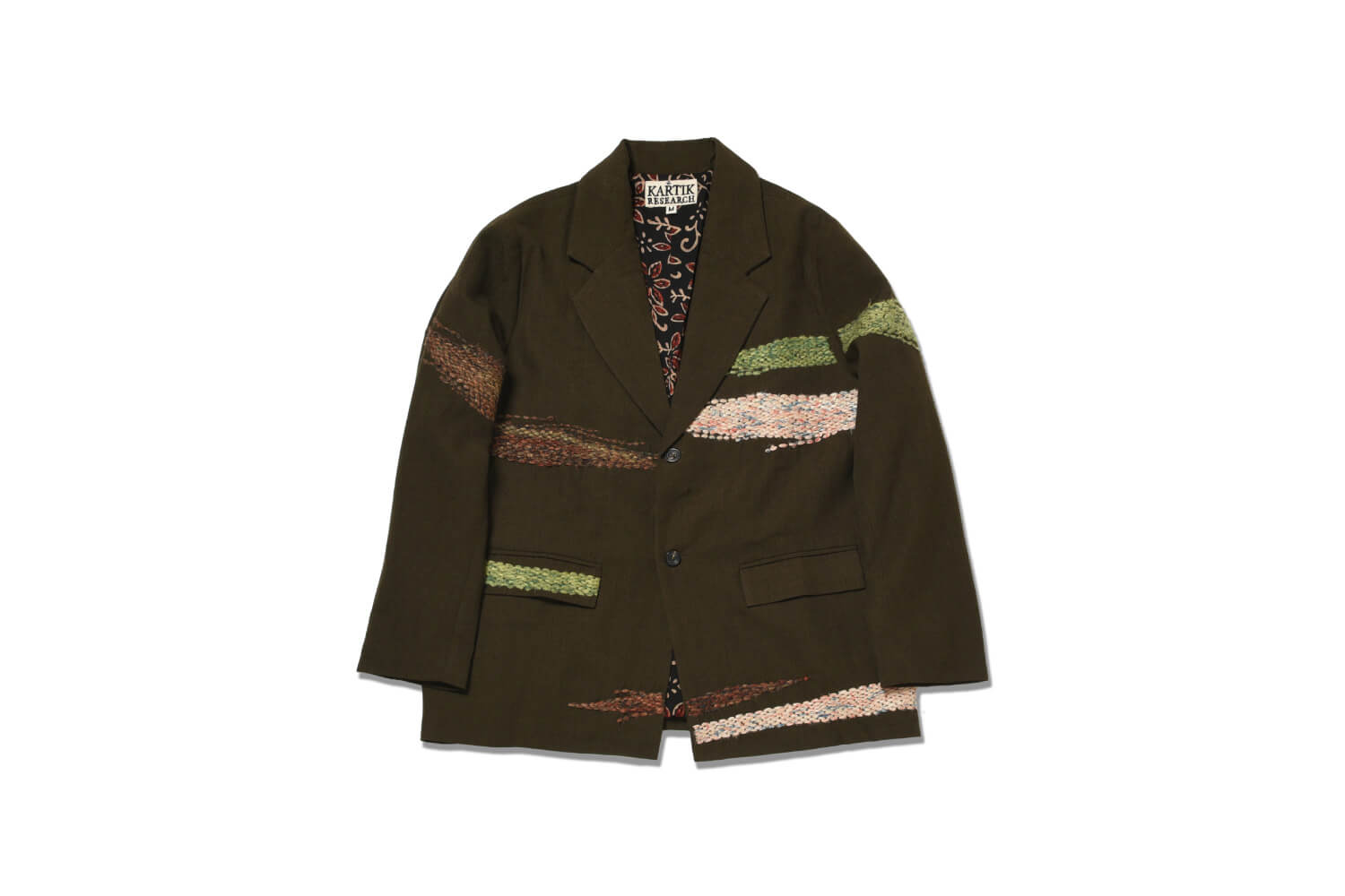 今日もビショップ　KARTIK RESEARCH　SILK SCARF BLAZER