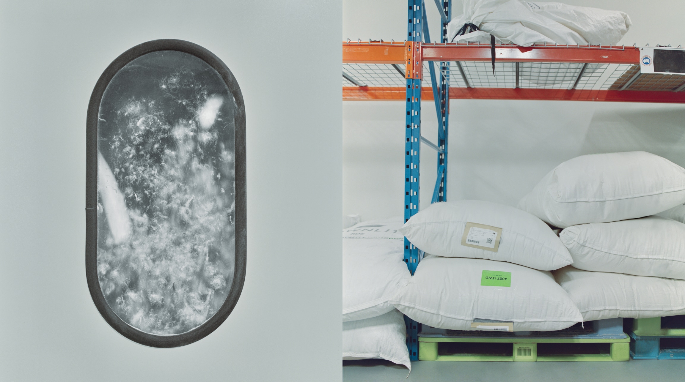 ダウン充填マシン画像