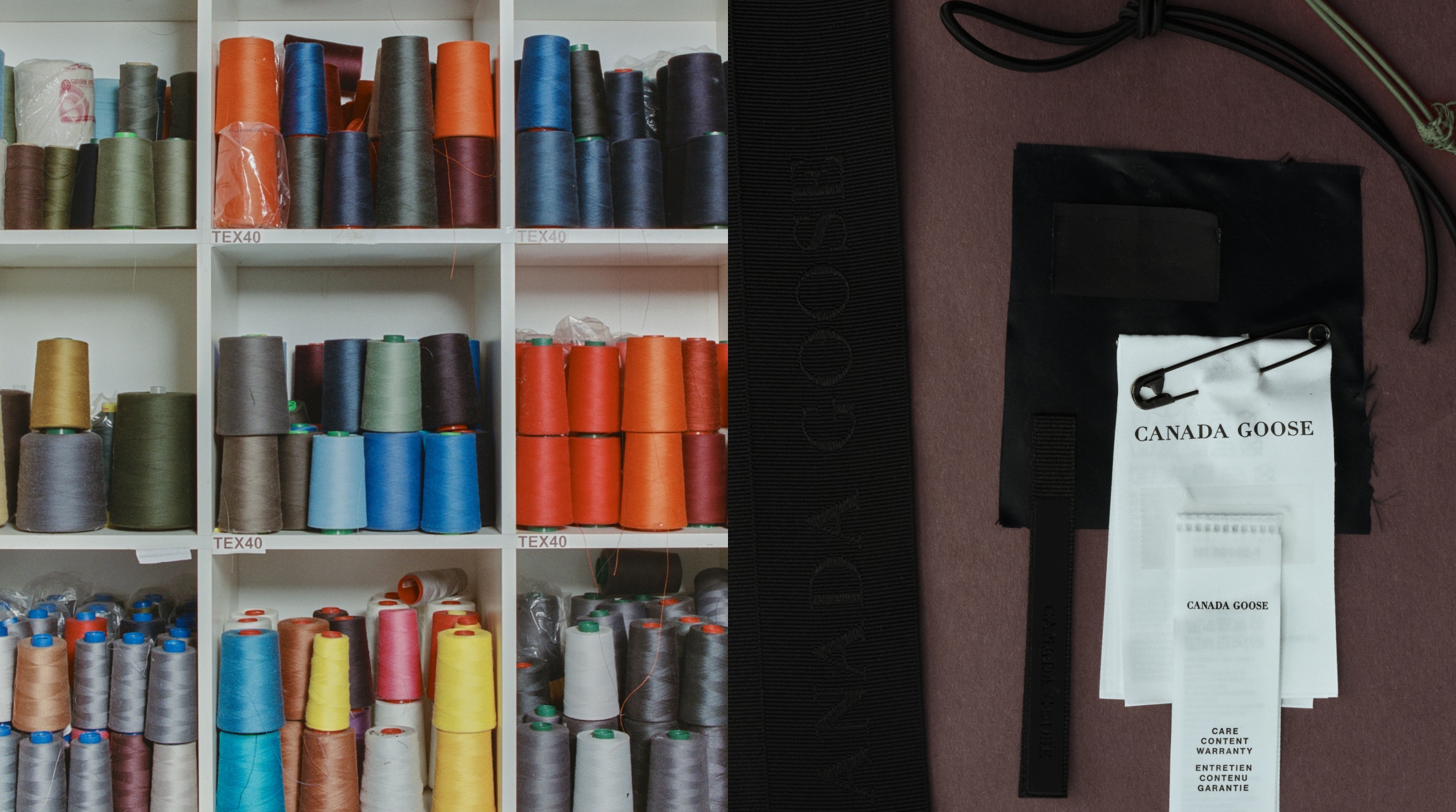 カナダグースの製造イメージ画像