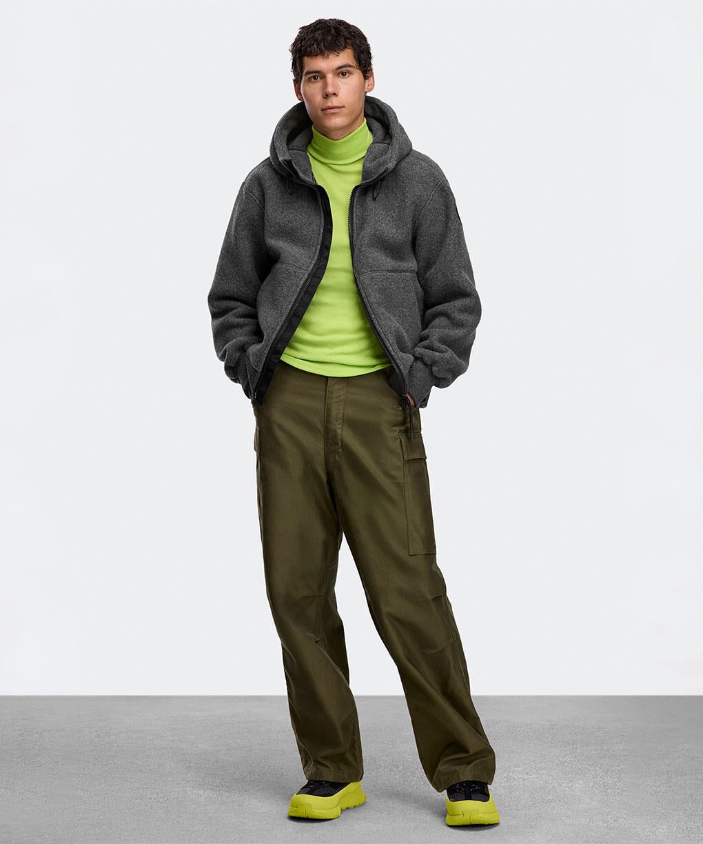 メンズ チリワック フリース ボンバー ブラックレーベル