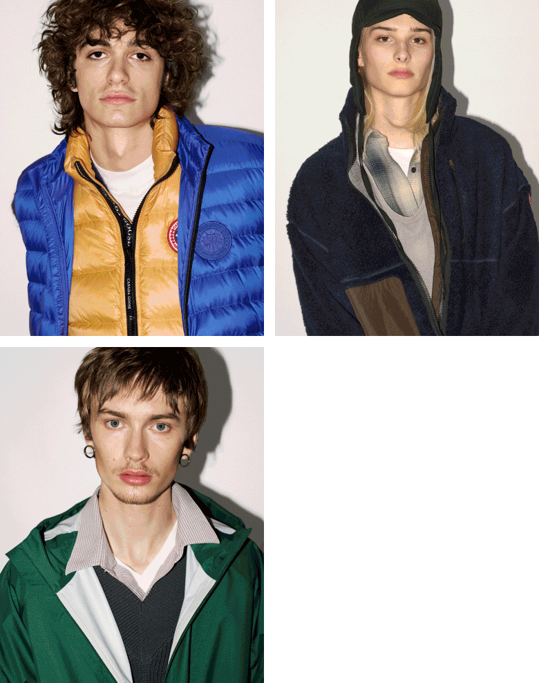 今季のコレクションを着用したマーカス、ニコラス、テイラー、シェーン、ダニー、ナッシー