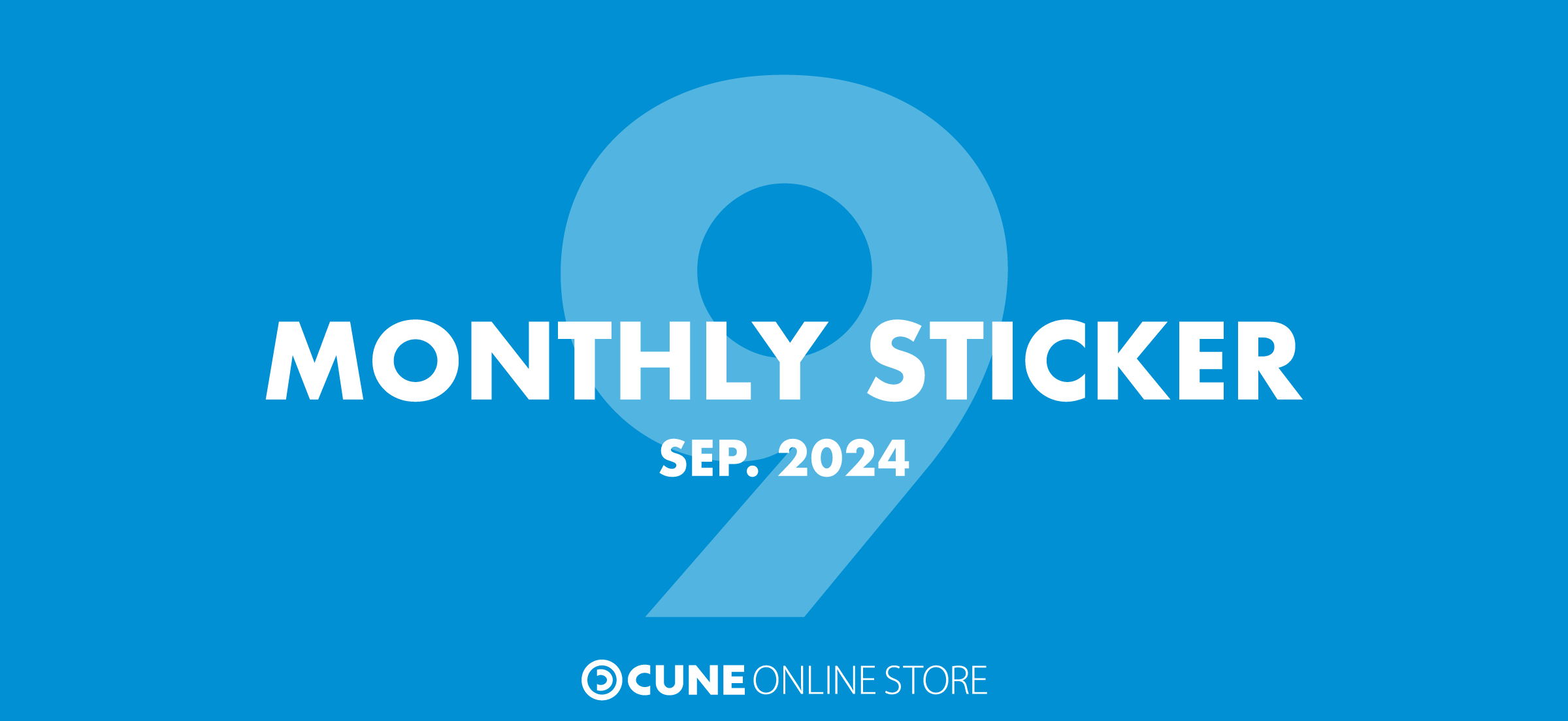 CUNE MONTHLY STICKER SEP 2024