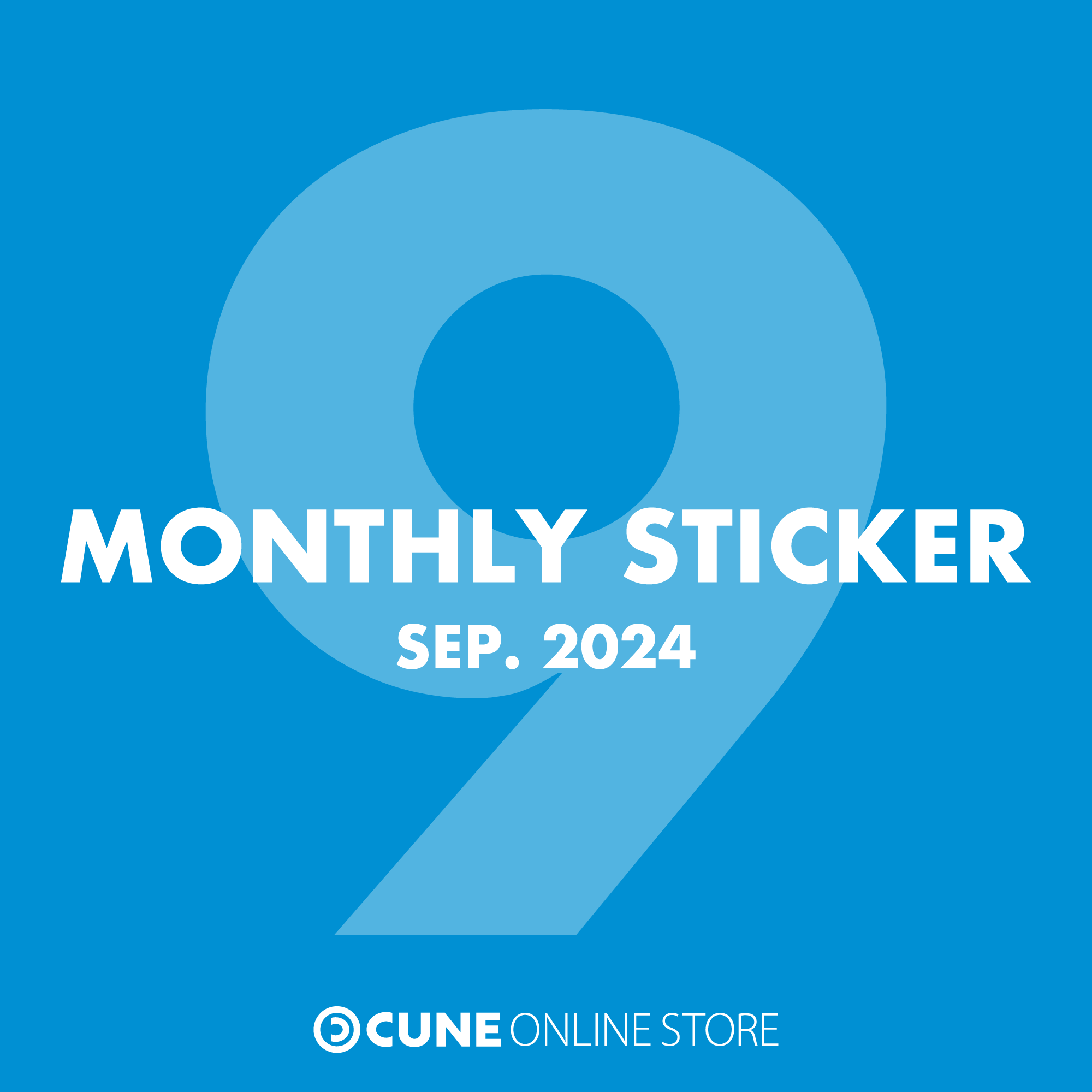 CUNE MONTHLY STICKER SEP 2024