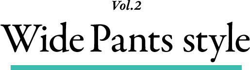 Vol 02 Wide Pantss style