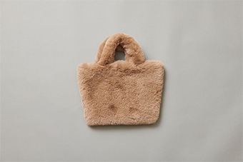 ECO-Fur Mini Bag ブラウン