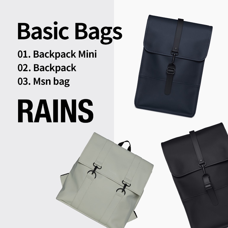 RAINS Basic Bags