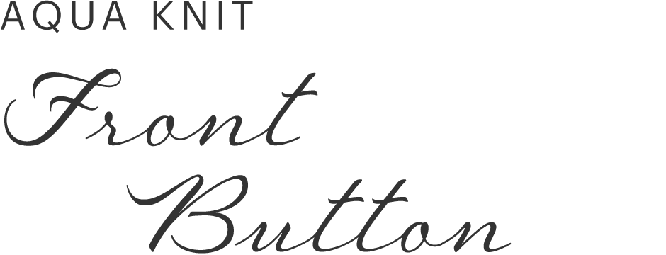 Aqua Knit Front Button