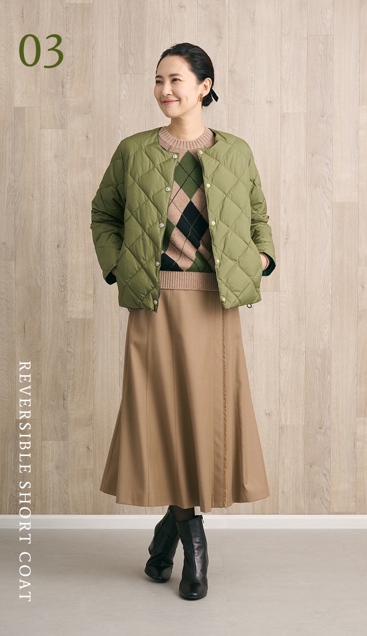 REVERSIBLE SHOAT COAT