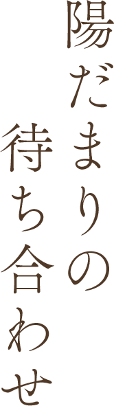 陽だまりの待ち合わせ