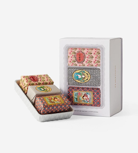 GIFT SET SOAP DISH & CLASSICO MINI SOAPS