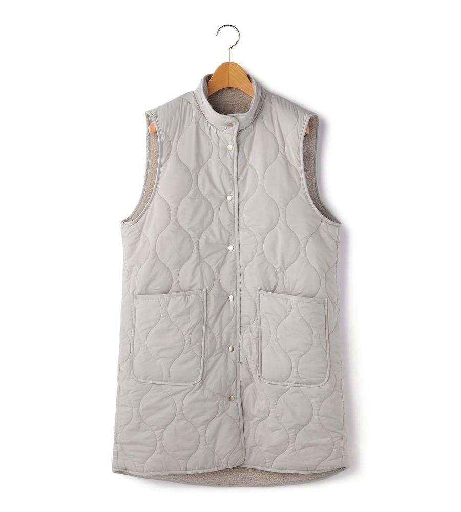 【MidiUmi】キルティングリバーシブルベスト