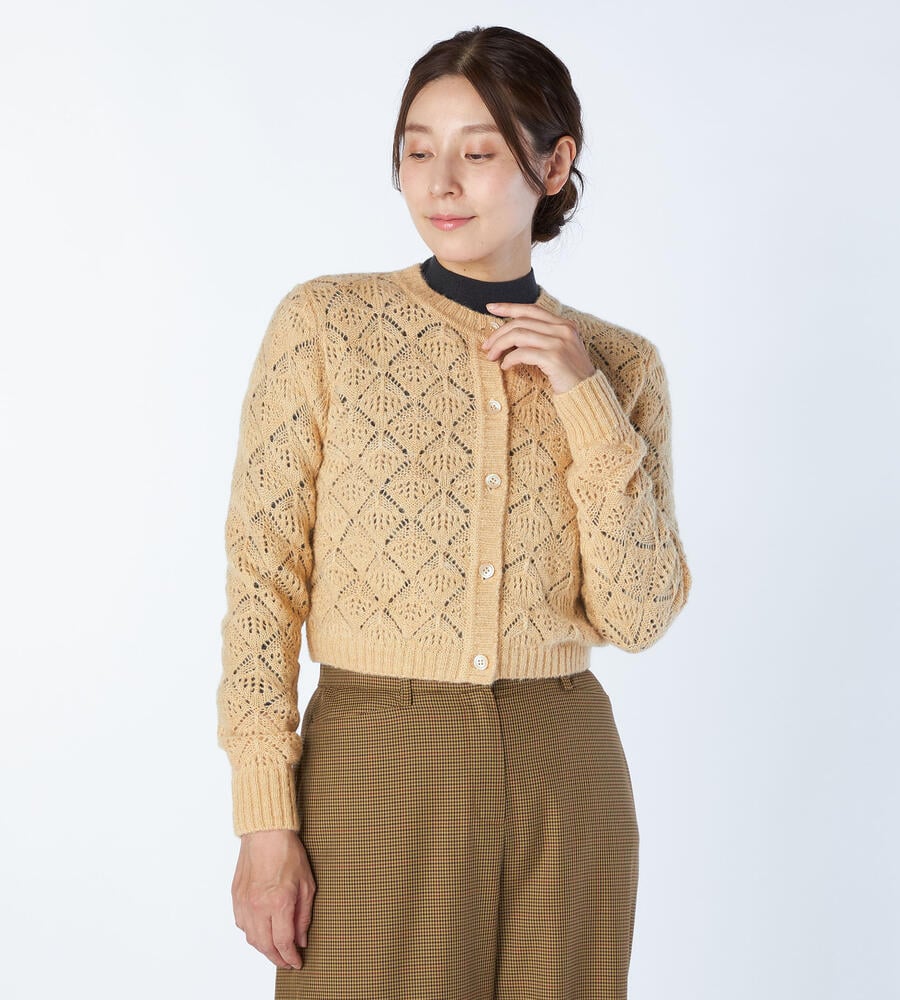 クラフトニットカーディガン