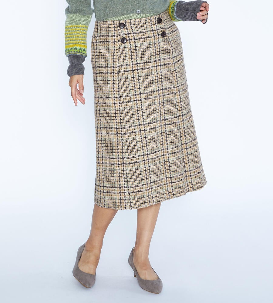 ハリスツイードスカート