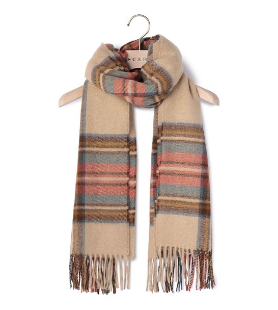 ムーンチェックマフラー1 | SCAPA