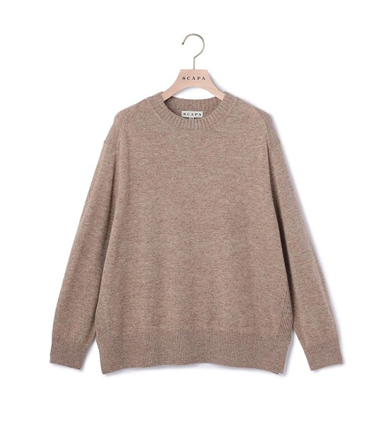 ウールネップニットプルオーバー | SCAPA